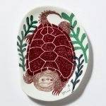 morita Miw 森田插畫瓷碟 - 龜